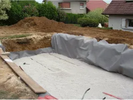 Bílá geotextilie GUTTATEX Separ - délka 50 m, šířka 200 cm - 200 g/m2