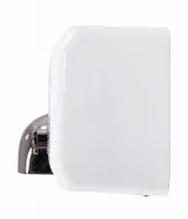 Bílý kovový horkovzdušný vysoušeč rukou Jet Dryer BUTTON Bílý kovový horkovzdušný vysoušeč rukou Jet Dryer BUTTON