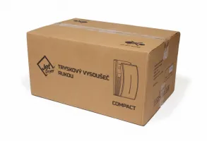 Bílý plastový bezdotykový tryskový vysoušeč rukou Jet Dryer COMPACT Bílý plastový bezdotykový tryskový vysoušeč rukou Jet Dryer COMPACT