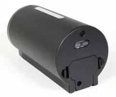 Černý kovový bezdotykový dávkovač dezinfekce, mýdla (gel) Donner ROUND - objem 700 ml