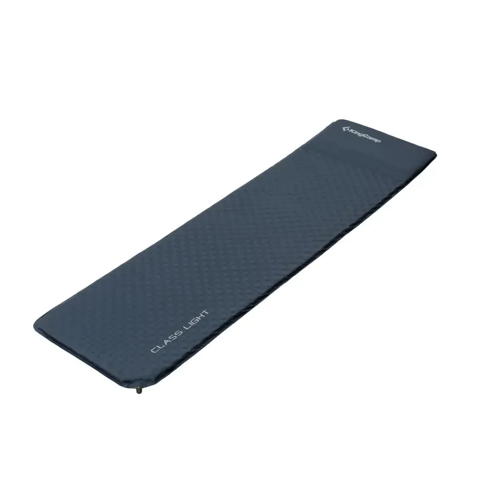 Samonafukovací karimatka s podhlavníkem KING CAMP NILS CAMP - délka 183 cm, šířka 51 cm, výška 3 cm