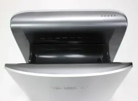 Stříbrný plastový bezdotykový tryskový vysoušeč rukou Jet Dryer LIGHT Stříbrný plastový bezdotykový tryskový vysoušeč rukou Jet Dryer LIGHT