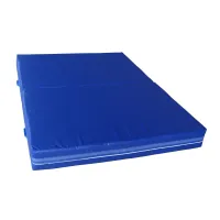 Modrá dopadová skládací žíněnka MASTER T21 - délka 200 cm, šířka 150 cm, výška 20 cm
