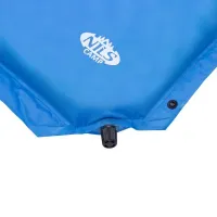 Modrá samonafukovací karimatka NILS CAMP NC4060 - délka 186 cm, šířka 130 cm, výška 3 cm