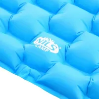 Modrá turistická nafukovací karimatka NILS CAMP NC4007 - délka 240 cm, šířka 60 cm, výška 5 cm