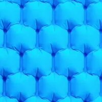 Modrá turistická nafukovací karimatka NILS CAMP NC4007 - délka 240 cm, šířka 60 cm, výška 5 cm