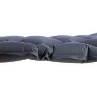 Šedá turistická nafukovací karimatka NILS CAMP NC4006 - délka 190 cm, šířka 58 cm, výška 5 cm