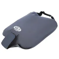 Šedá turistická nafukovací karimatka NILS CAMP NC4006 - délka 190 cm, šířka 58 cm, výška 5 cm