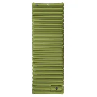 Zelená nafukovací turistická karimatka s integrovanou pumpou NILS CAMP - délka 190 cm, šířka 64 cm, výška 10 cm