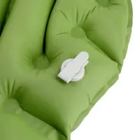 Zelená turistická nafukovací karimatka NILS CAMP NC4005 - délka 193 cm, šířka 56 cm, výška 5,5 cm