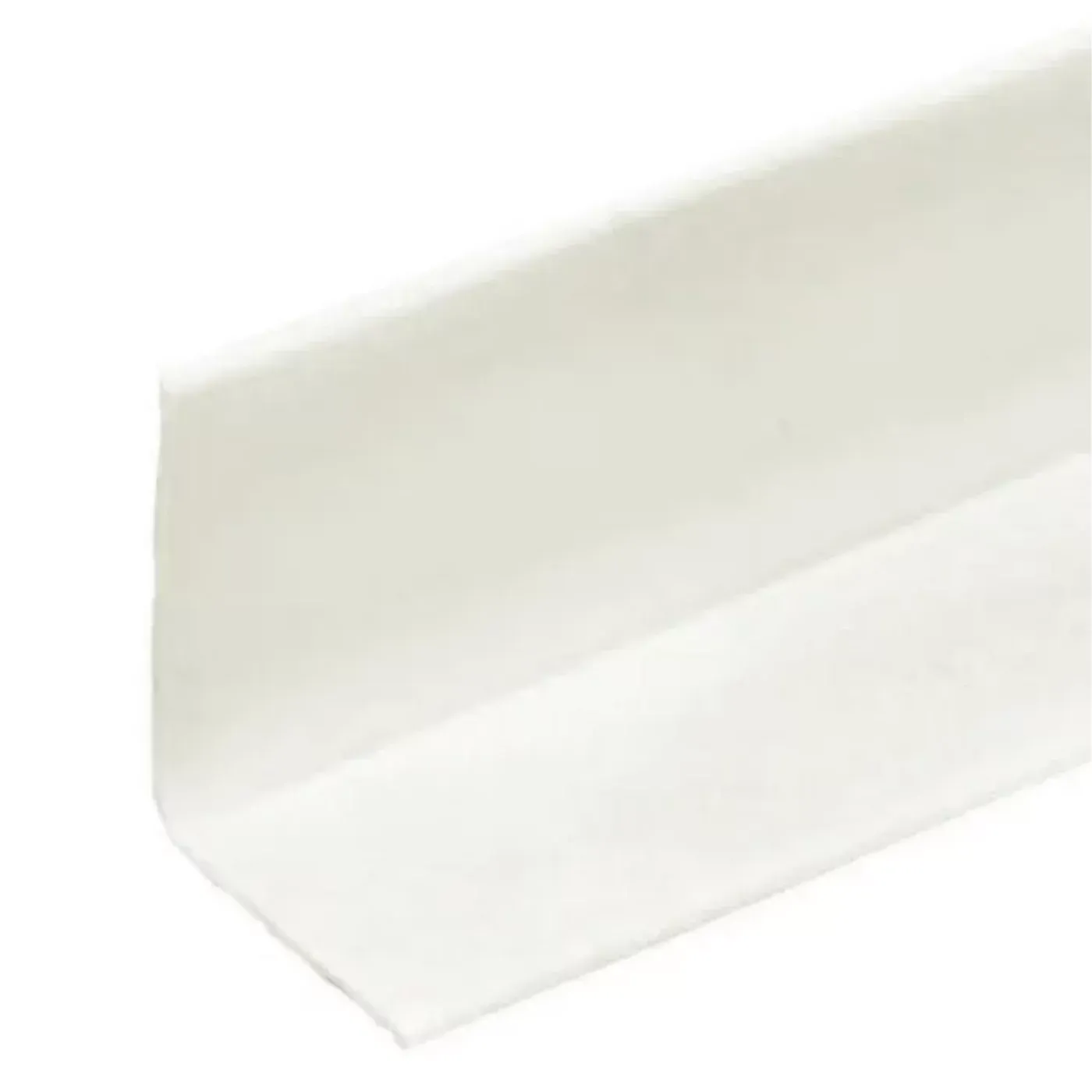 Bílá plastová (PVC) soklová lišta F129 - délka 40 m, šířka 3 cm, výška 3 cm
