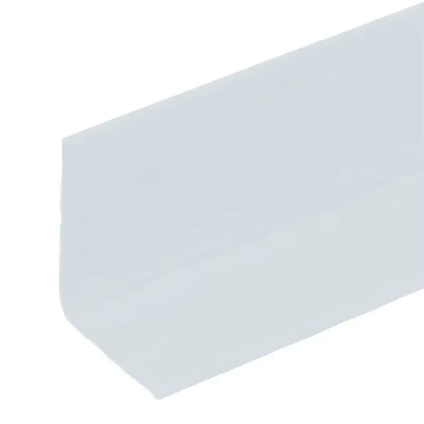 Bílá plastová (PVC) soklová lišta F230 - délka 40 m, šířka 3 cm, výška 3 cm