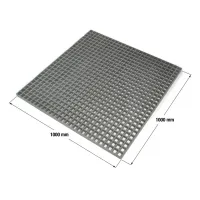 Kompozitní GRP rošt FLOMA GrpGr - délka 100 cm, šířka 100 cm, výška 3,8 cm
