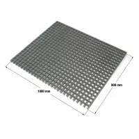 Kompozitní GRP rošt FLOMA GrpGr - délka 80 cm, šířka 100 cm, výška 3 cm