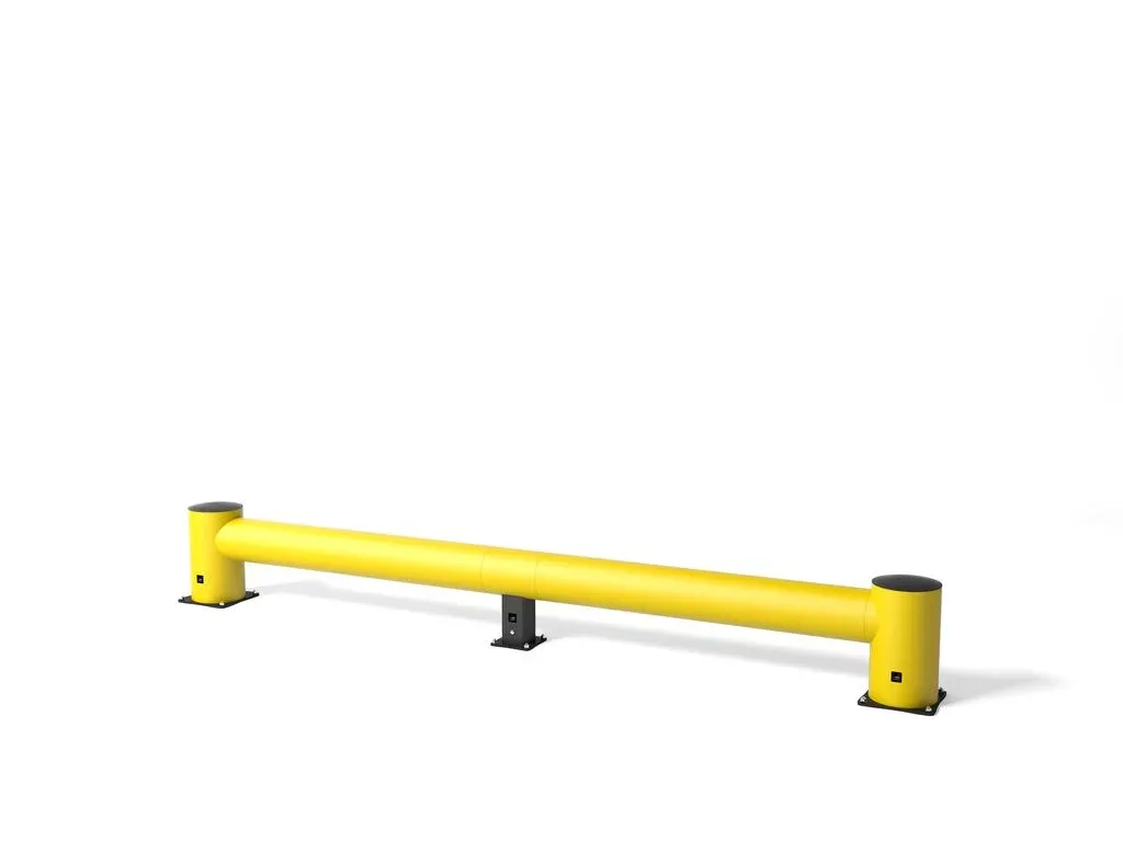 Žlutá bezpečnostní zábrana TB 400 - průměr 20 cm, délka 75 cm, výška 41 cm