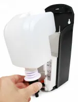 Bílý plastový bezdotykový dávkovač dezinfekce (aerosol) Donner MIST - objem 1000 ml