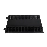 Černo-žlutý gumový kabelový most (2x75x95) FLOMA CPR19 - délka 90 cm, šířka 58 cm, výška 8,8 cm