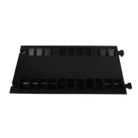 Černo-žlutý gumový kabelový most (4x42x50) FLOMA CPR15 - délka 89,5 cm, šířka 49,5 cm, výška 6,5 cm