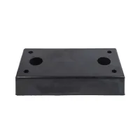 Gumový doraz na rampu FLOMA DLB43 - délka 50 cm, šířka 25 cm, tloušťka 10 cm