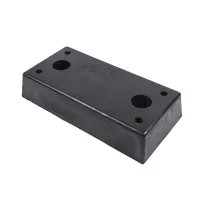 Gumový doraz na rampu FLOMA DLB43 - délka 50 cm, šířka 25 cm, tloušťka 10 cm