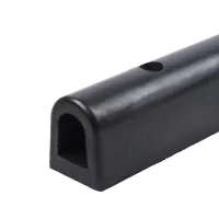 Gumový doraz na rampu FLOMA DBF46 - délka 100 cm, šířka 10 cm, tloušťka 10 cm