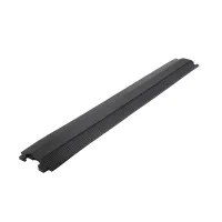 Černý gumový kabelový most (1x15x35) FLOMA CPR69 - délka 100 cm, šířka 13,5 cm, výška 2 cm