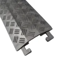 Černý plastový kabelový most (1x15x40) FLOMA CPR44 - délka 100 cm, šířka 13 cm, výška 2 cm