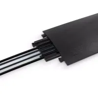 Černý plastový kryt (5x21x22) pro ochranný přejezd DEFENDER COMPACT - délka 83 cm, šířka 42,5 cm, výška 3,7 cm