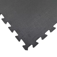 Gumová zátěžová podlaha (puzzle - střed) FLOMA RT25 - délka 49,5 cm, šířka 49,5 cm, výška 1,5 cm