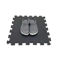 Gumová zátěžová podlaha (puzzle - střed) FLOMA RT25 - délka 49,5 cm, šířka 49,5 cm, výška 1,5 cm