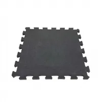 Gumová zátěžová podlaha (puzzle - střed) FLOMA RT25 - délka 49,5 cm, šířka 49,5 cm, výška 1,5 cm