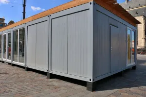 Plastový podkládací blok "0P" FLOMA PC10 - délka 23,8 cm, šířka 23,8 cm, výška 2,6 cm