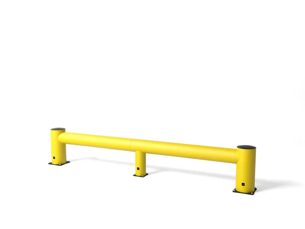 Žlutá bezpečnostní zábrana TB 550 - délka 75 cm, výška 60 cm