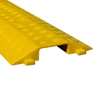 Žlutý plastový kabelový most (1x30x100) FLOMA CPR93 - délka 100 cm, šířka 27,5 cm, výška 3 cm