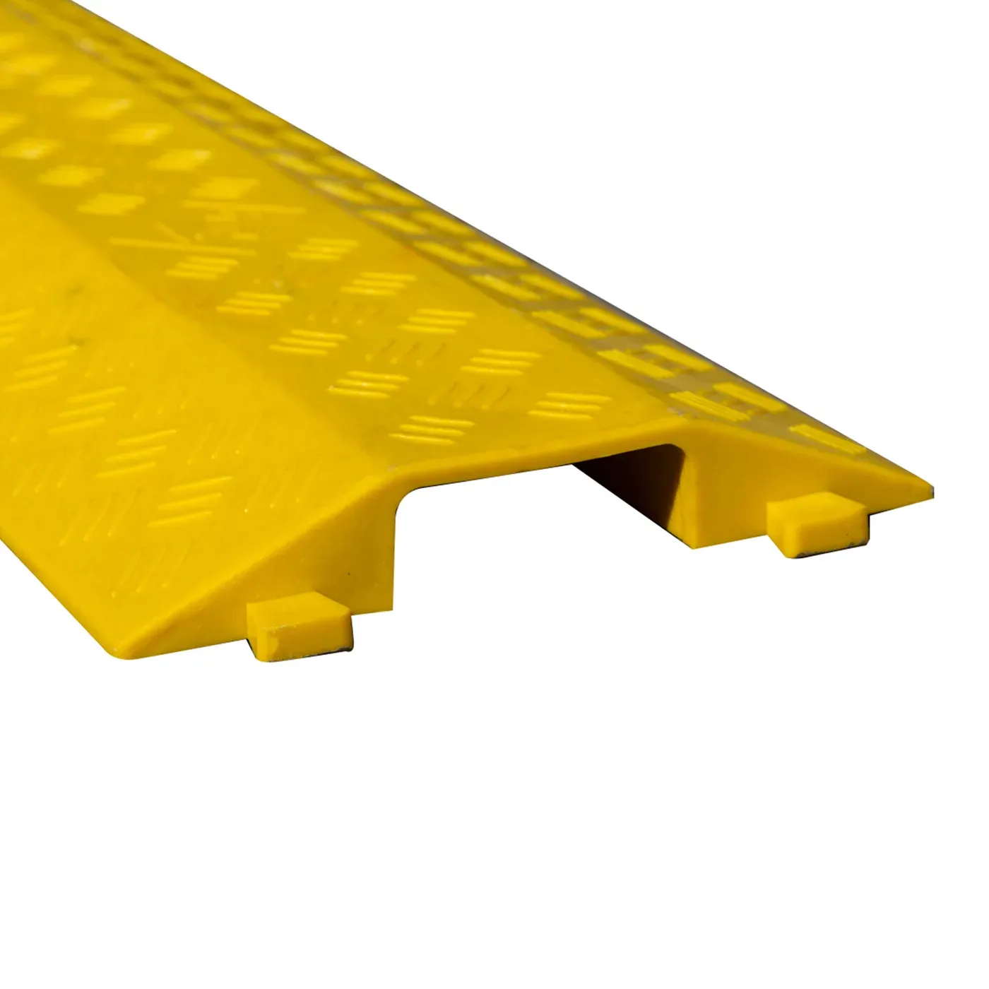 Žlutý plastový kabelový most (1x30x100) FLOMA CPR93 - délka 100 cm, šířka 27,5 cm, výška 3 cm