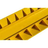 Žlutý plastový kabelový most (1x30x100) FLOMA CPR93 - délka 100 cm, šířka 27,5 cm, výška 3 cm