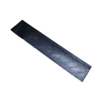 Černo-žlutá gumová reflexní ochrana zdí, stěn FLOMA WP14 - délka 100 cm, šířka 20 cm, tloušťka 0,8 cm