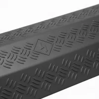 Černý plastový kabelový most (1x15x40) FLOMA CPR44 - délka 100 cm, šířka 13 cm, výška 2 cm