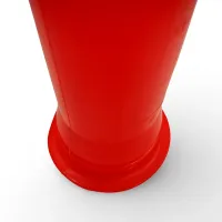 Červený plastový (PE) sloupek s gumovým podstavcem FLOMA BWB91 - průměr 14 cm, výška 74 cm