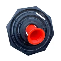 Červený plastový (PE) sloupek s gumovým podstavcem FLOMA BWB91 - průměr 14 cm, výška 74 cm