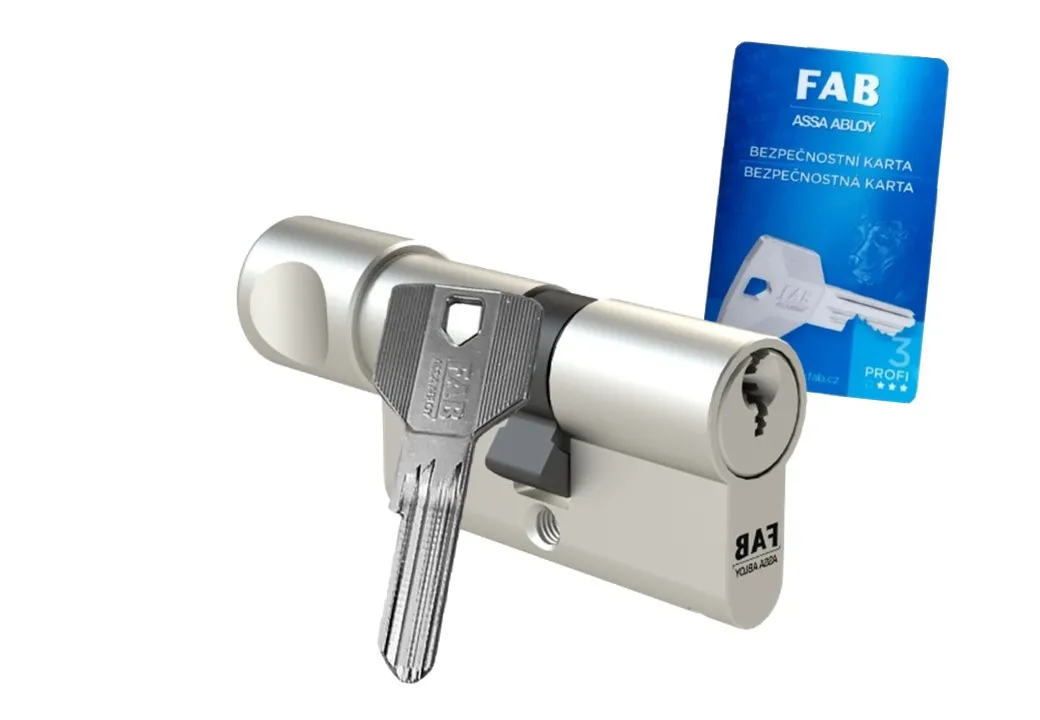 FAB 3*** PROFI 30/35k,BDKmNS, 5kl, s knoflikem- satén nikl