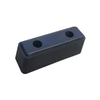 Gumový doraz na nákladní vozidla, návěsy FLOMA DLB44 - délka 20 cm, šířka 8 cm, tloušťka 8 cm