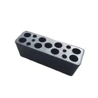 Gumový doraz na nákladní vozidla, návěsy FLOMA DLB44 - délka 20 cm, šířka 8 cm, tloušťka 8 cm