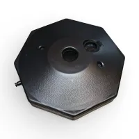 Bílo-červený plastový skládací sloupek FLOMA BC58 - průměr 4 cm, výška 90 cm