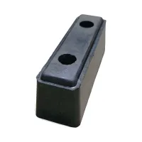 Gumový doraz na nákladní vozidla, návěsy FLOMA TB42 - délka 25 cm, šířka 8 cm, tloušťka 9 cm