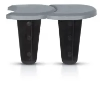 Hnědý plastový zahradní obrubník GC80 - délka 383,4 cm, výška 11,5 cm