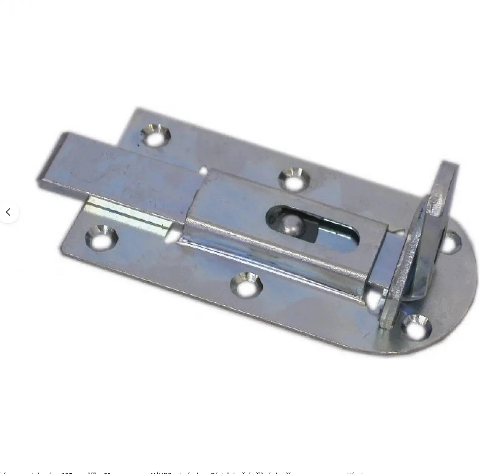 KOMAS Zástrč rovná + protikus délka 140 mm 12183 BZn