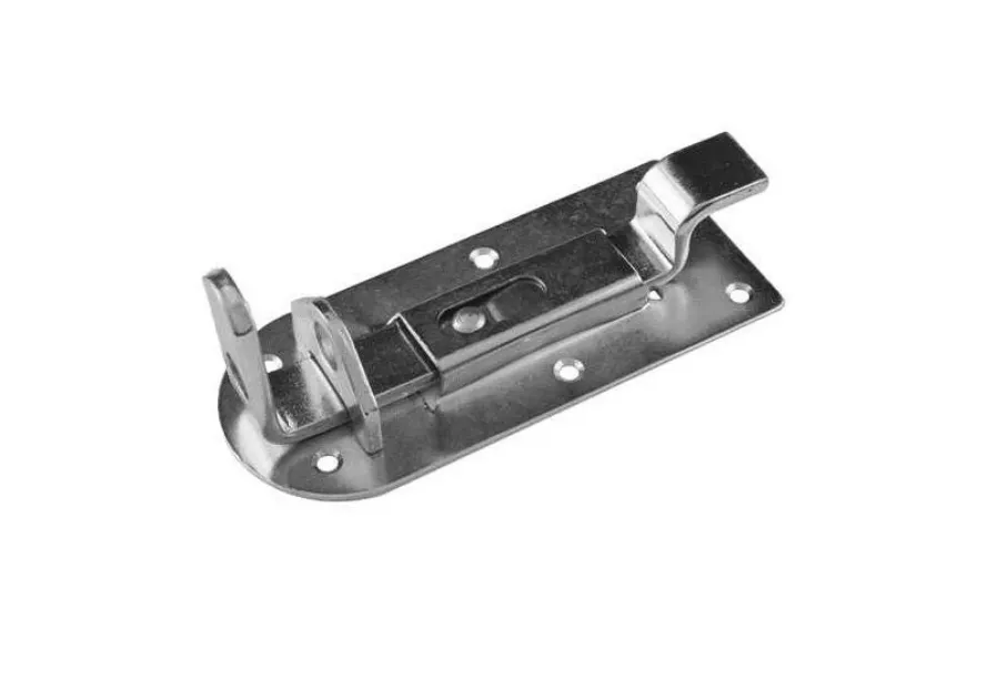 KOMAS zástrč uzamykatelná 140mm lomená Zn 12192
