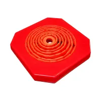 Oranžový skládací dopravní reflexní kužel FLOMA - délka 24 cm, šířka 24 cm, výška 45 cm