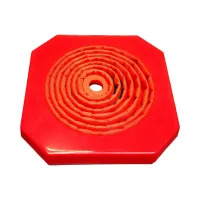 Oranžový skládací dopravní reflexní kužel FLOMA - délka 24 cm, šířka 24 cm, výška 45 cm